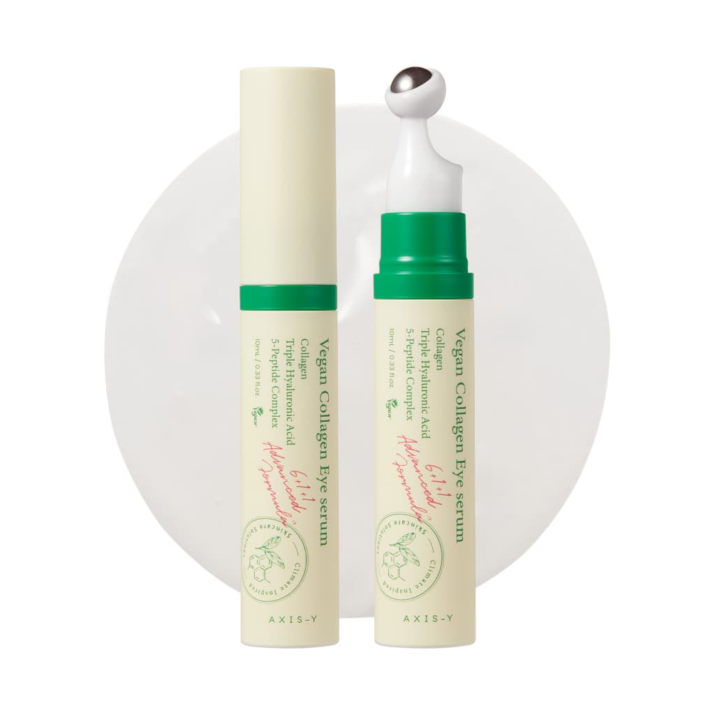 Axis-Y Vegan Collagen Eye Serum โ Hydrating & Firming Eye Serum for Dark Circles, Puffiness & Fine Lines 10ml